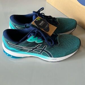 Men’s Asics GT-1000 11 Ice Mint/Estate Blue Running Shoe Size 11